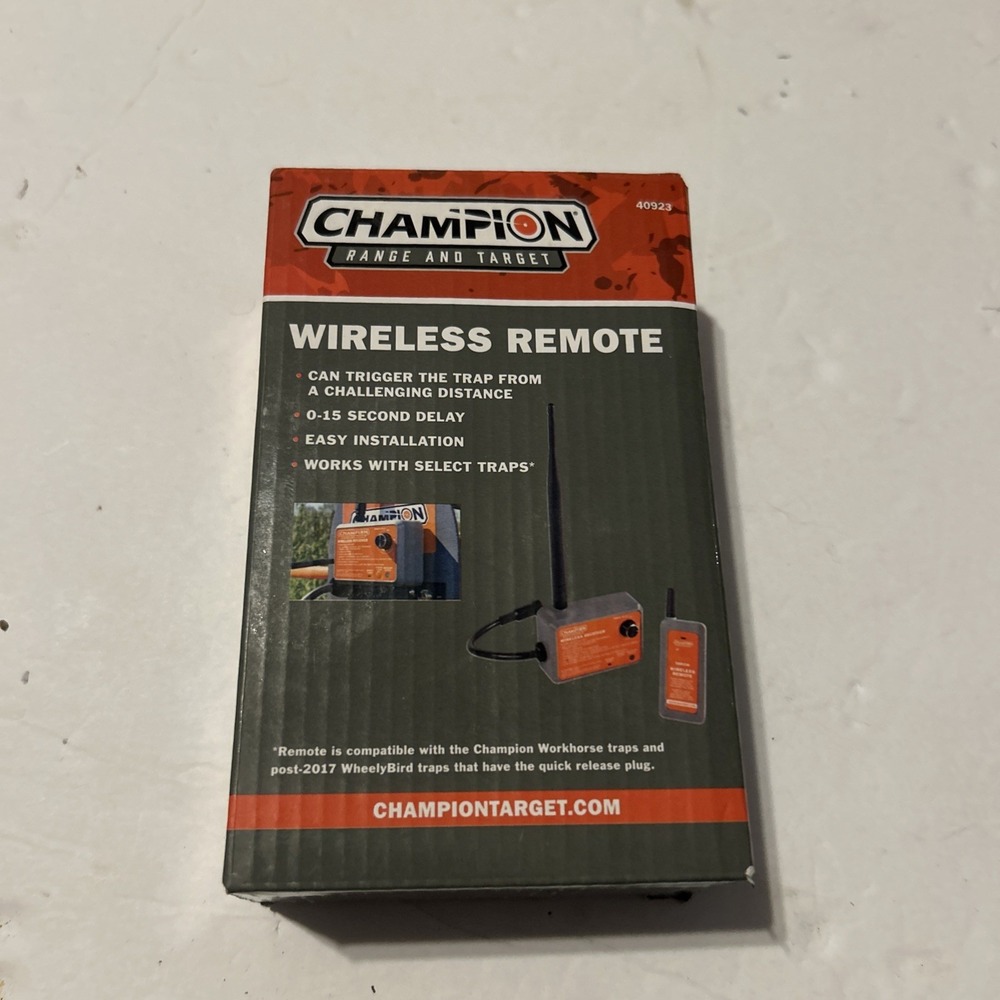 New Champion Range and Target 40923 Wheelybird Workhorse Remote Wireless